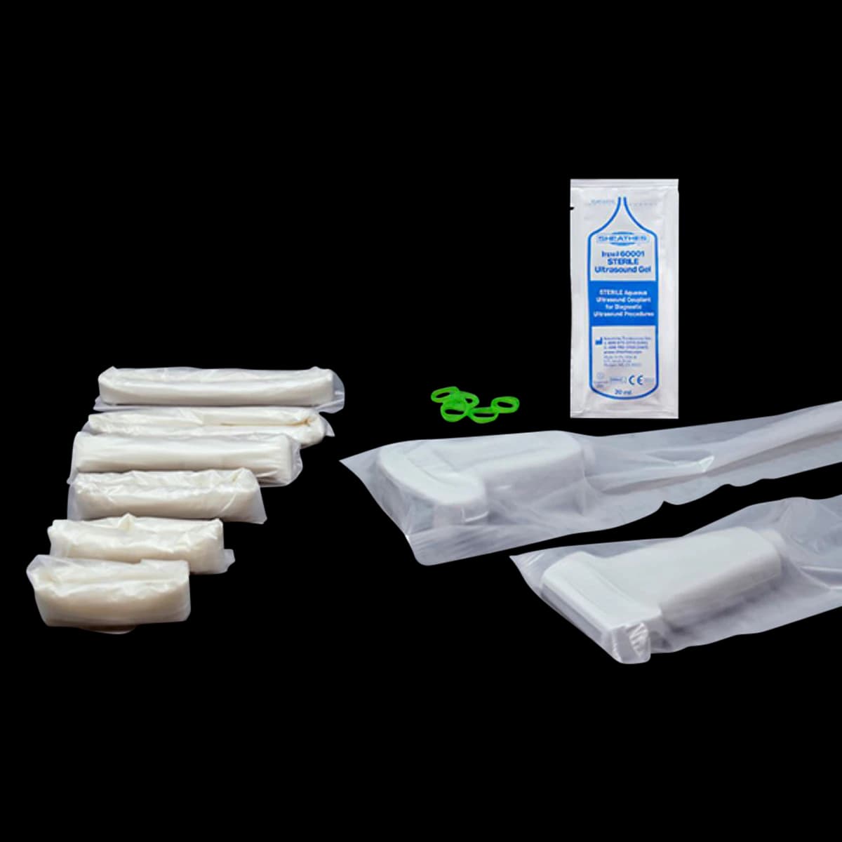Sheathing Technologies Probe Cover for Ultrasound Kit, 6" x 24", Sterile, Latex-Free, 75/Case - Sheathing Kit 6x24 ST LF - Image 1