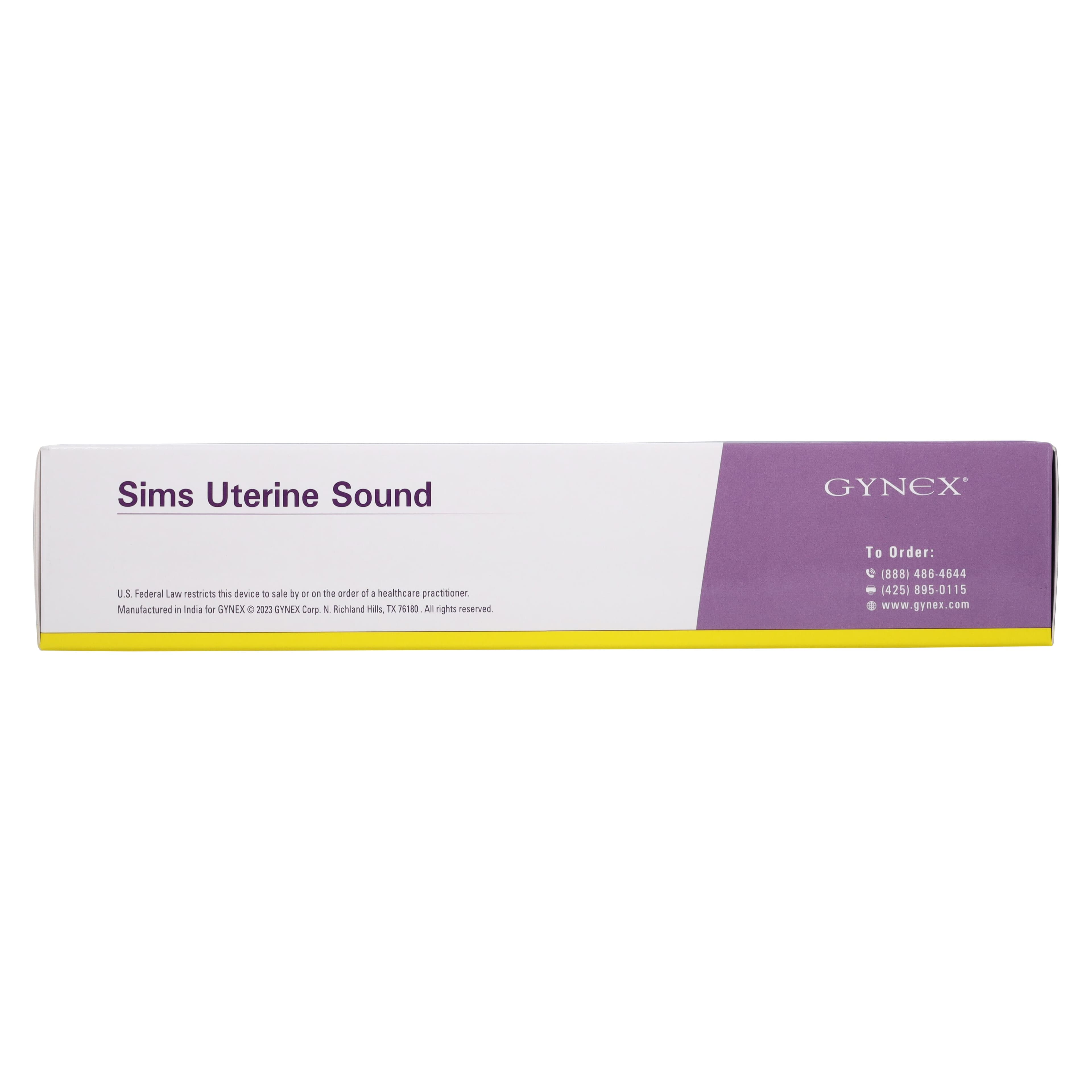 Gynex Sims Uterine Sound, 25cm, Plastic, Sterile, Single-Use, 25/Box thumbnail 5