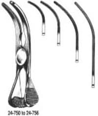 Miltex-Integra Glover Bulldog Clamp, Curved, 3-1/8" Stainless Steel, Each - Clamp Bulldog Glover Curved - Image 1