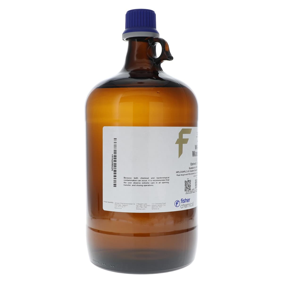 Fisher Chemical Optima LC/MS Grade Water, 4 L Glass Bottle, 4/Case thumbnail 2