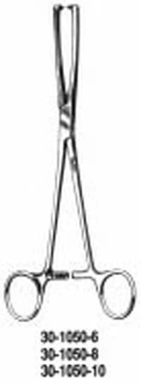 Museux Vulsellum Forcep, Straight, 9.5" (9-1/2"), Stainless Steel, Each - Vulsellum Forcep Uterine 9.5" - Image 1