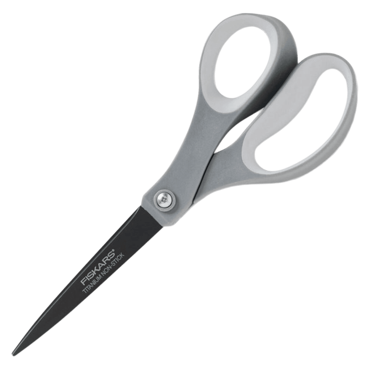 Fiskars Everyday Titanium Softgrip Scissors, 8 in, Straight, Each - Scissor Fiscar Titanium - Image 1