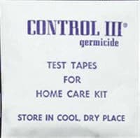 Control III Disinfectant/Germicide Standard Control Test Strips, 15/Package - Control3 Test Strips f/Cntrl 3 - Image 1