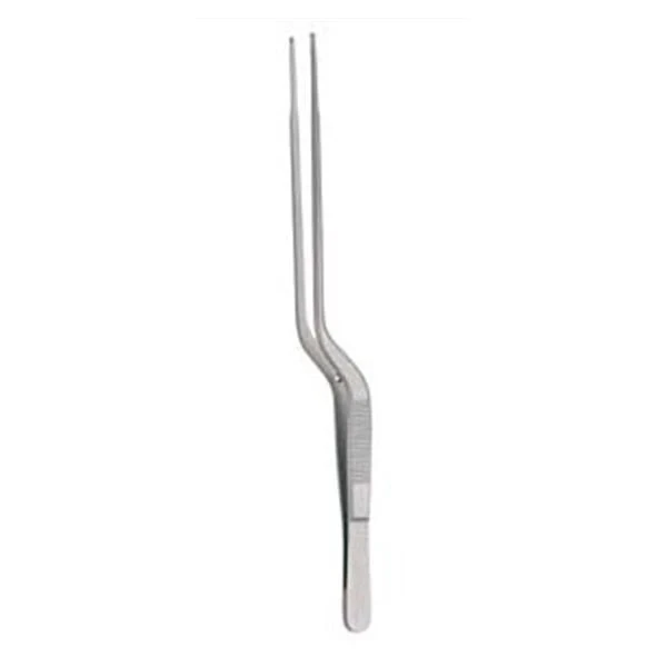 Gerald Dressing Forceps, 7" Bayonet, Stainless Steel - Forceps Gerald Bayonet - Image 1