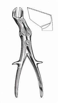 Stille-Horsley Bone Forceps, 10-3/4" Stainless Steel, Each - Forceps Bone Stille-Horsley - Image 1