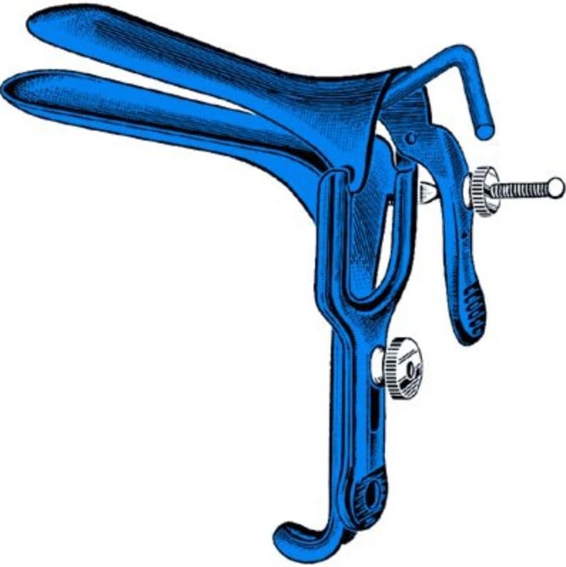 Sklar Instruments Graves Vaginal Speculum, Stainless Steel, 3" x 3/4" - Speculum Vaginal Graves SS - Image 1