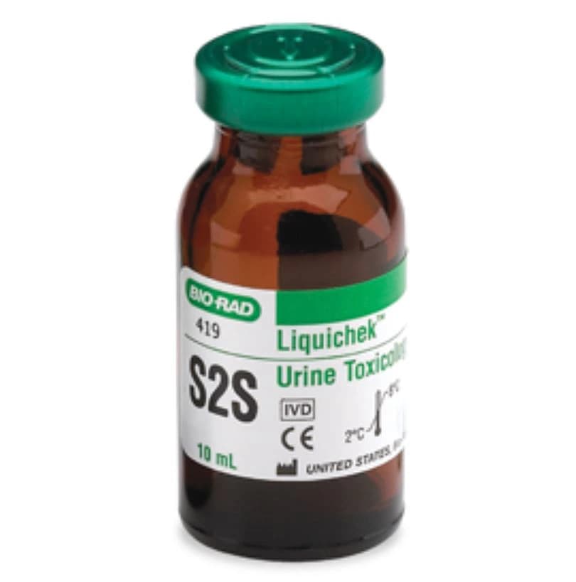 Liquichek Urine Toxicology Level S2S Control, 10 x 10 mL, Bio-Rad Laboratories - Urine Tox S2S Control - Image 1