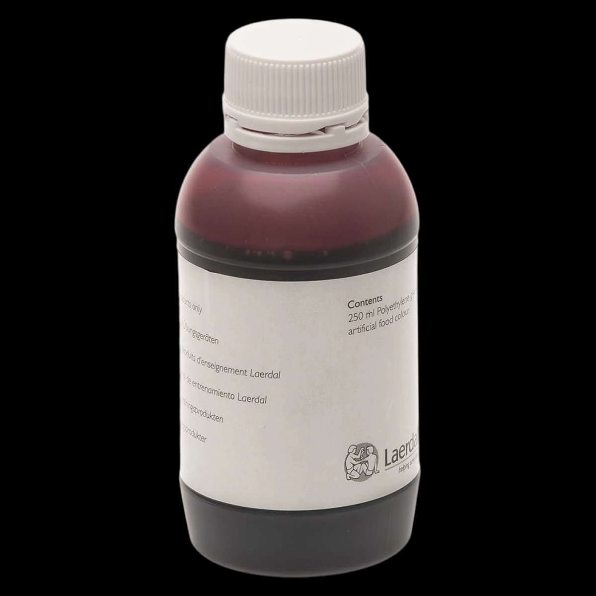 Laerdal Simulated Blood for IV Torso, Red, Adult, 250mL Bottle - Simulated Blood f/IV Torso - Image 1