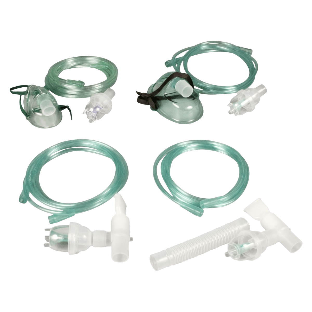 Dynarex Opti-Mist Disposable Aerosol Nebulizer with 6" Tubing, 50/Case - Tubing Aers f/Nebulizer 7' Tb - Image 1