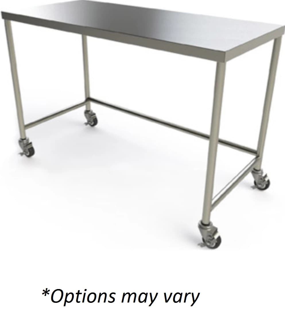 Mac Medical Instrument Table, 1 Shelf, 20" x 36" x 34" - Table Inst 1-Shelf 20x36x34" - Image 1