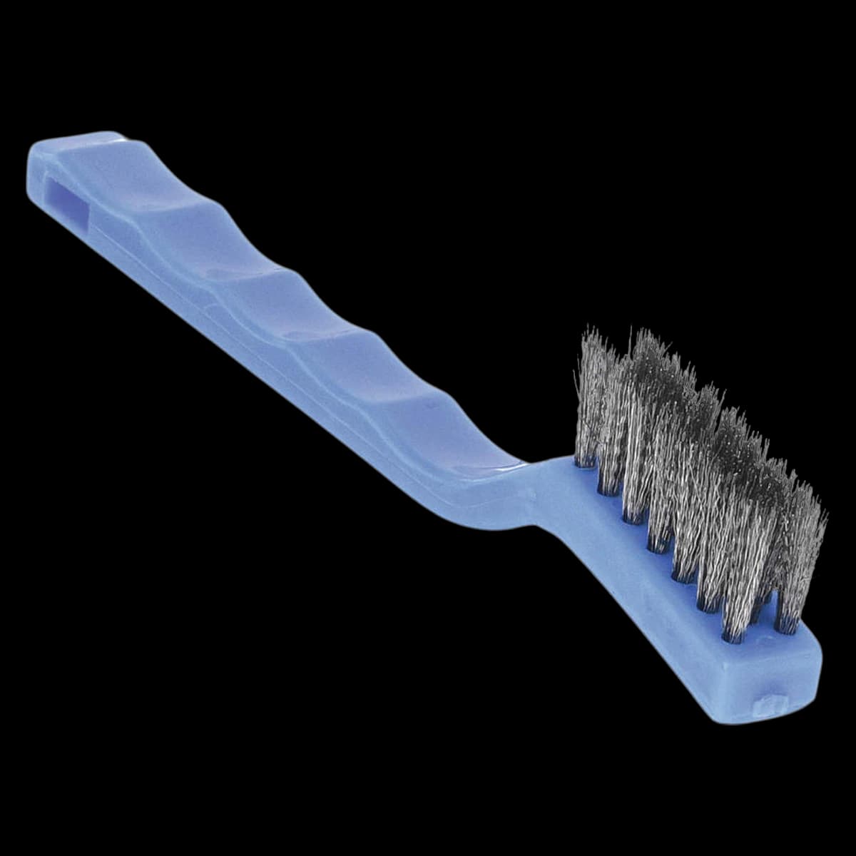 Tough Guy Scratch Brush, Stainless Steel Bristle, 3x7" Plastic Handle, 5/Package - Brush Cleaning General Purpose - Image 1