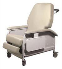 Lumex Clinical Care Recliner, X-Wide, 450 lb Capacity, Gypsum - Recliner Clinical Care X-Wide - Image 1