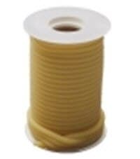 Graham-Field Latex Amber Rubber Tubing, 1/8" ID x 7/32" OD x 3/64" Wall, 50 ft Length, 1/Box - Tubing Latex Amber 1/8x7/32" - Image 1