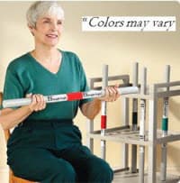Sammons Preston Rehab Weight Bar, 7 lb, Navy/Gray - Weight Bar Rehab 7lb - Image 1