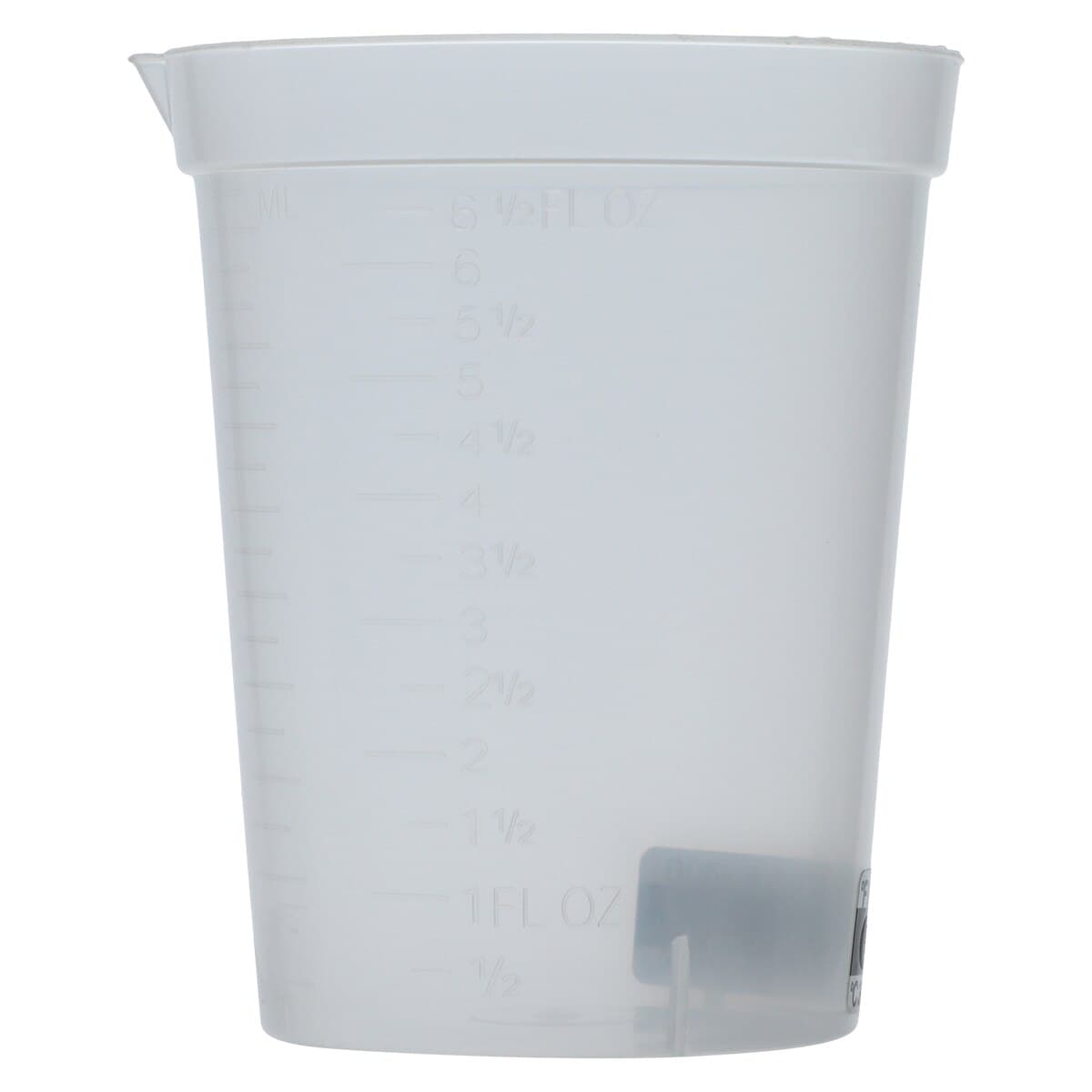 Plastic Beaker Cup with Temperature Strip, Sterile, Clear, 25/Box thumbnail 2