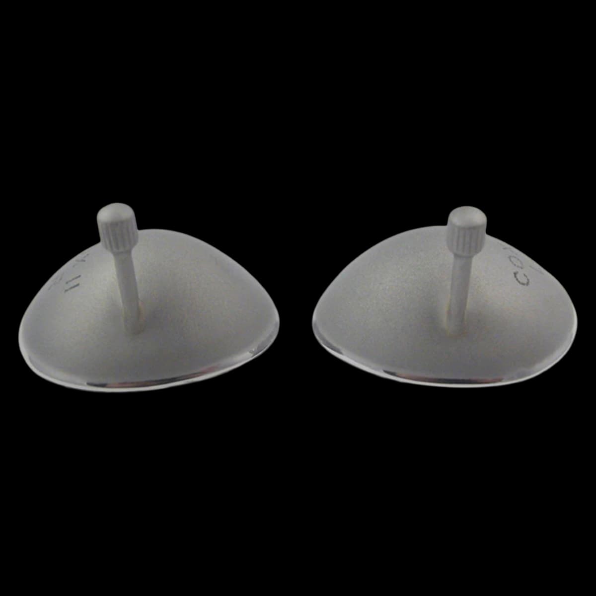 Cox IIH Small Single Eye Shield, Silver, 24x21mm - Shield Eye Cox IIH 24x21mm - Image 1