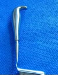 Aesculap Hill-Ferguson Retractor, Rectangular Blade, 64x24mm, Stainless Steel - Retractor Rect Blade Hill-Ferg - Image 1