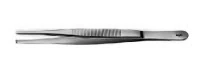 Aesculap Tissue Forceps, Straight, 8" Stainless Steel, Each - Forceps Tissue Straight - Image 1