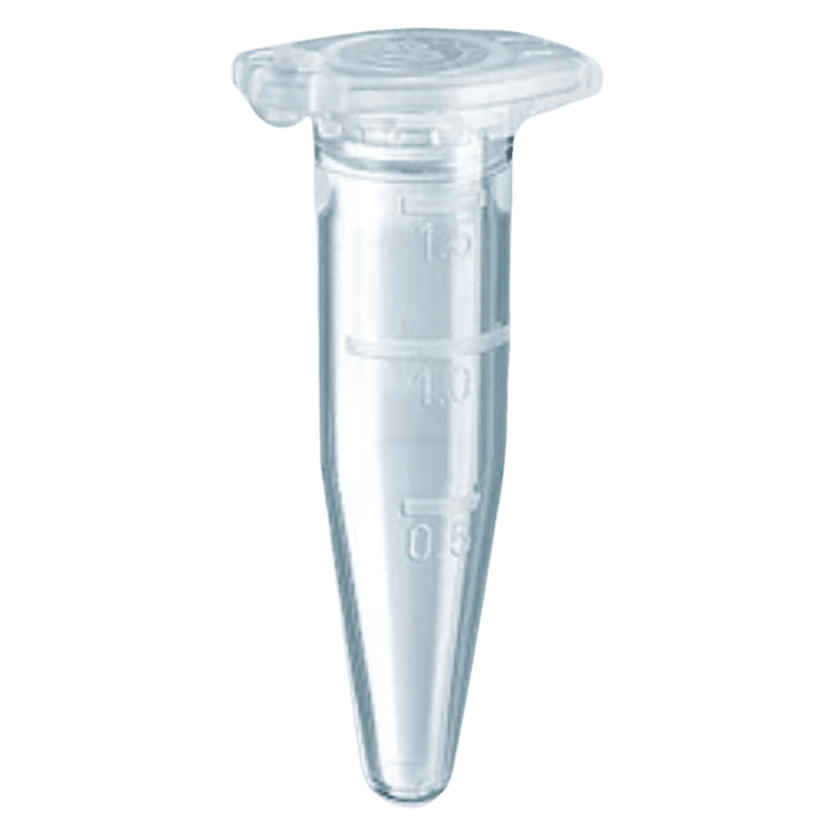 Eppendorf Safe-Lock Microcentrifuge Tube, Polypropylene, 1.5 mL, Graduated, Colorless, Conical Bottom, Autoclavable, 500/Pk - Tube Microcentrifuge Eppendorf - Image 1