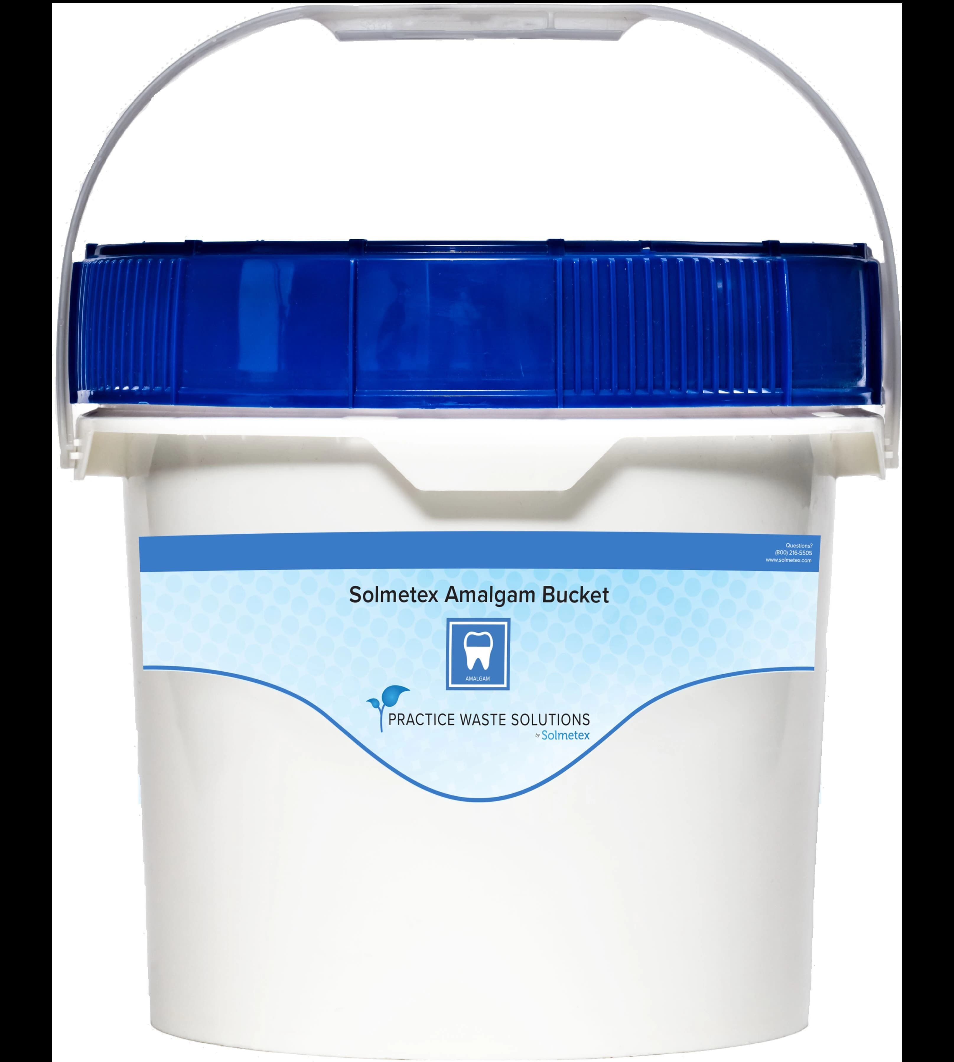 Solmetex Amalgam Recycling Bucket, 1.25 Gallon, 1/Pk, PWS-AB-1 - Practice Waste Solutions Amalgam Recycling Bucket, 1.25 Gal, 1/Pk, PWS-AB-1 - Image 1