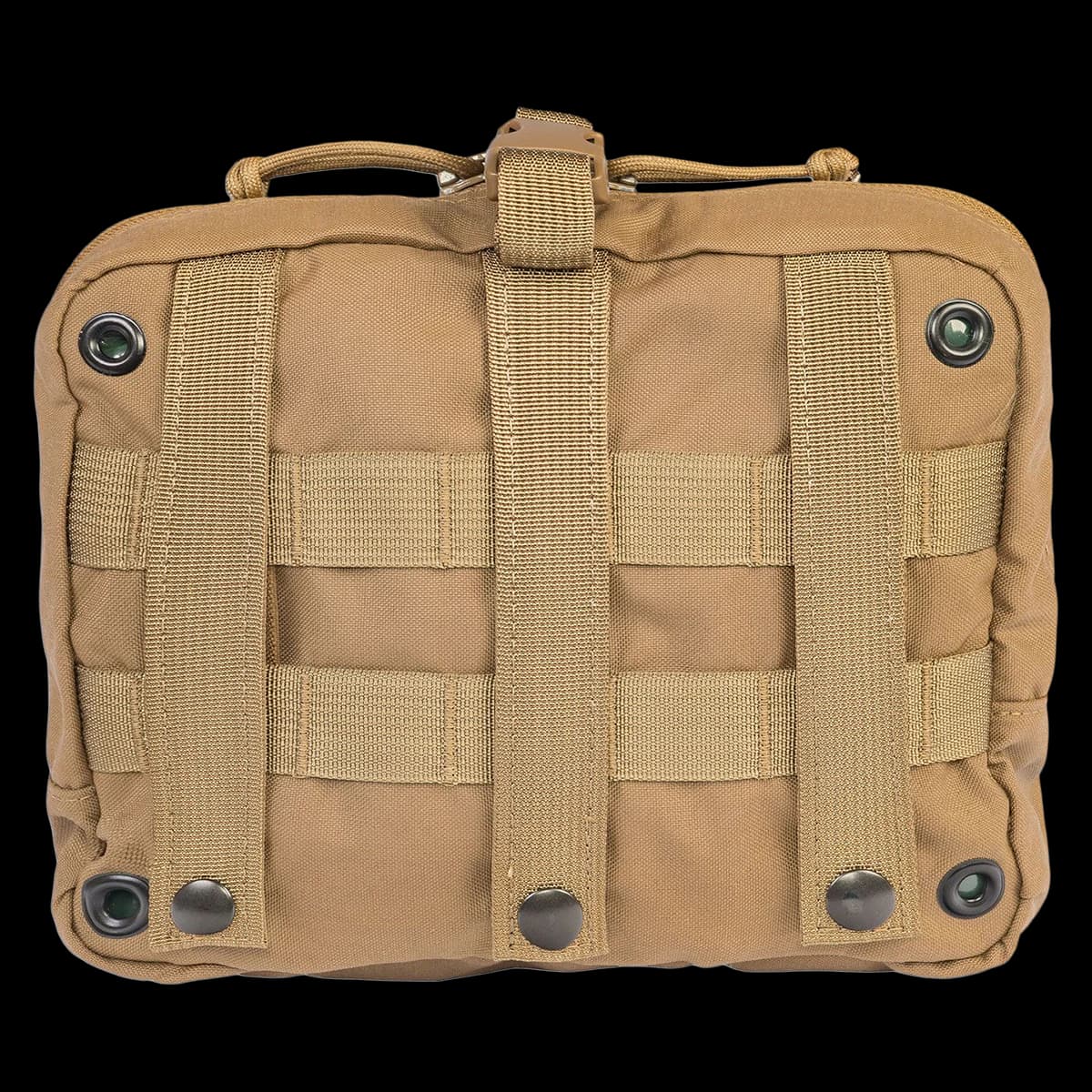 North American Rescue NAR-4 Chest Pouch, Coyote, 7.75" x 9.75" x 4.5", Zipper Closure, No Handle - Pouch NAR-4 Chest Bag Only - Image 1