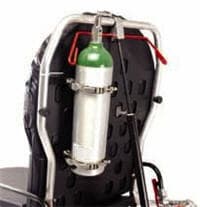 Ferno Bracket Head-End for O2 Cylinder, Oxygen Cylinder Holder for Backrest - Bracket Head-End f/02 Cylinder - Image 1
