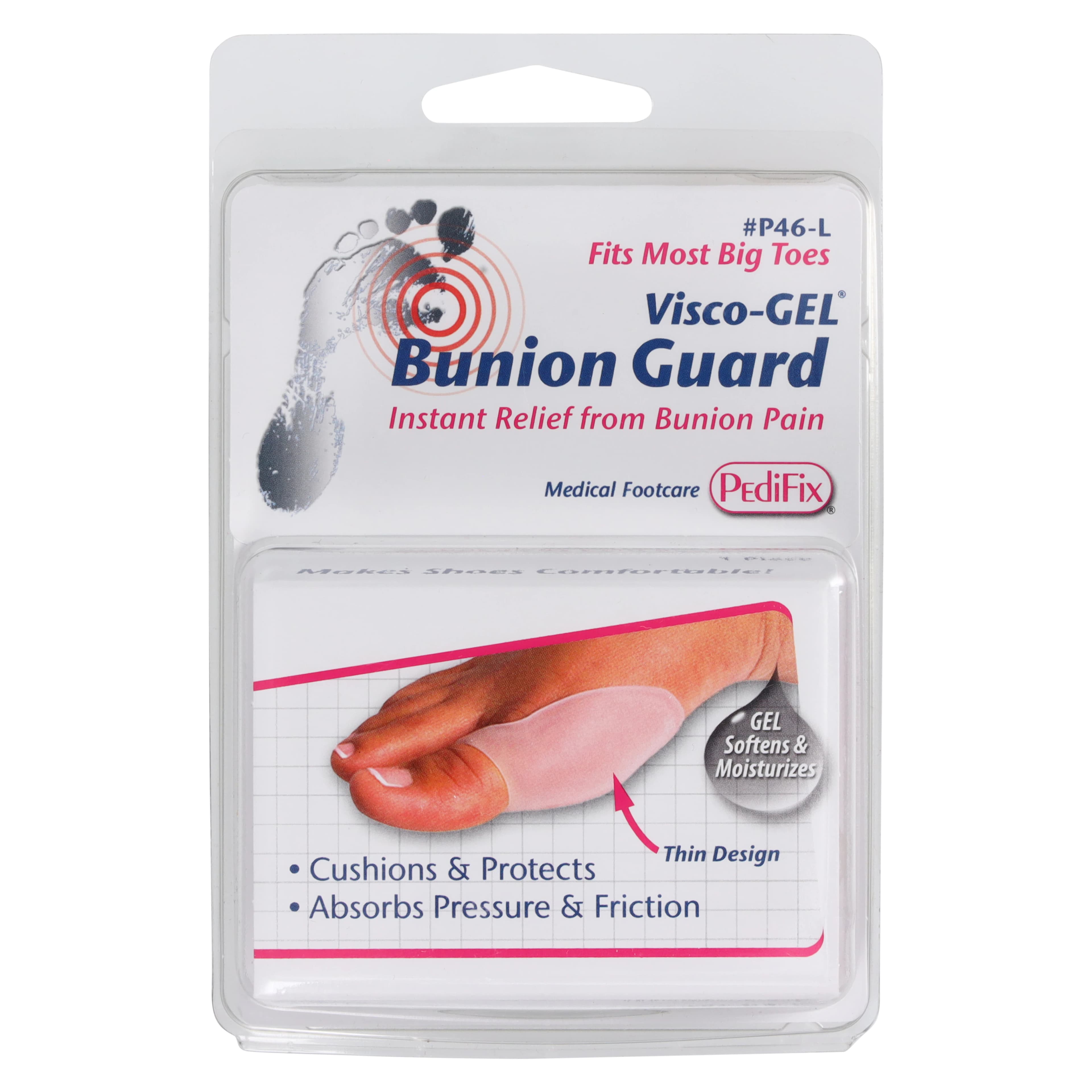 Pedifix Visco-GEL Little Toe Orthopedic Guard, Bunion Gel, Large thumbnail 3