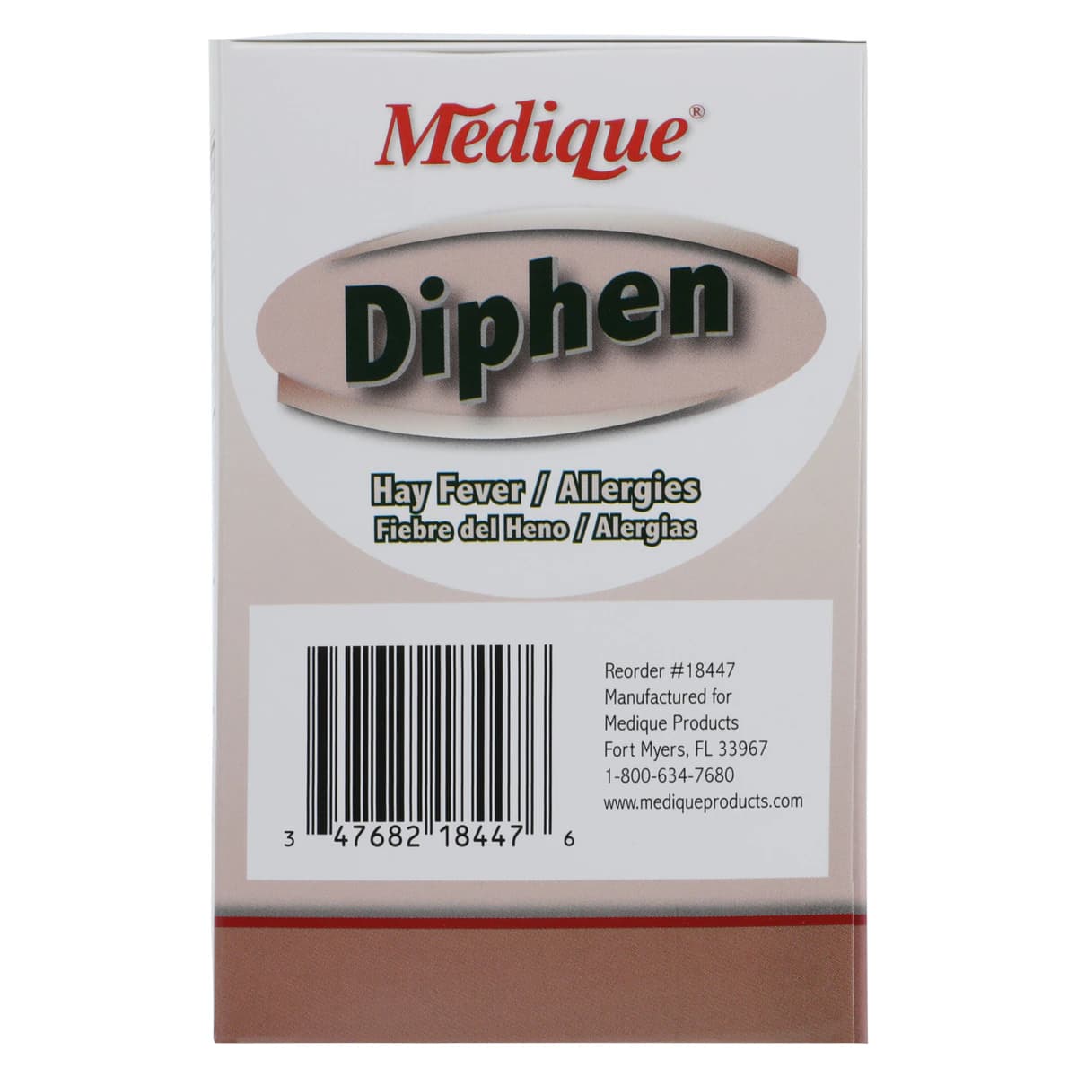 Medique Diphenhydramine HCL 25mg Caplets, Allergy Relief, Unit Dose Packets, 200/Box thumbnail 5