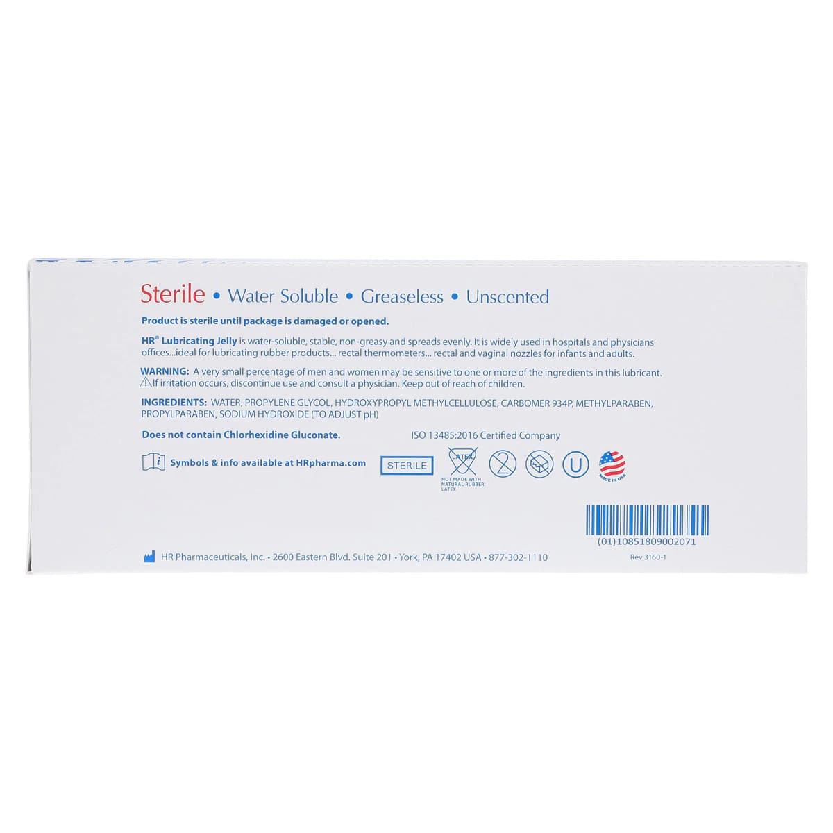 HR Healthcare One Shot Lubricating Jelly, 3g Packet, 144/Box thumbnail 5