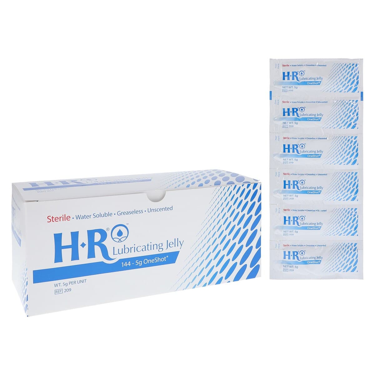 HR Healthcare One Shot Lubricating Jelly, 5 g Packet, 144/Box thumbnail 6