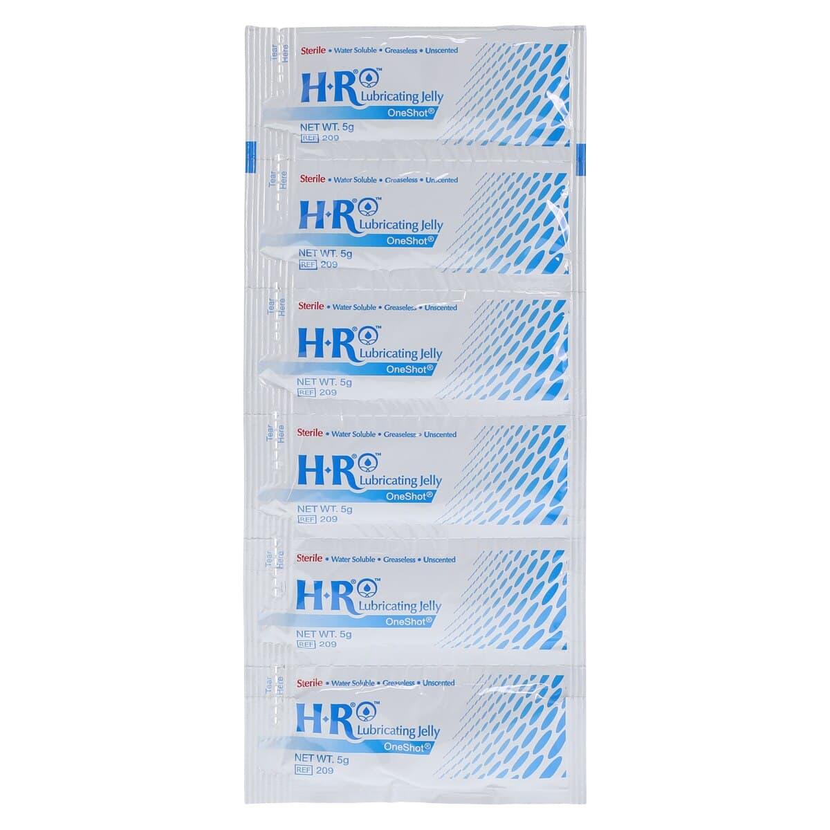 HR Healthcare One Shot Lubricating Jelly, 5 g Packet, 144/Box thumbnail 2