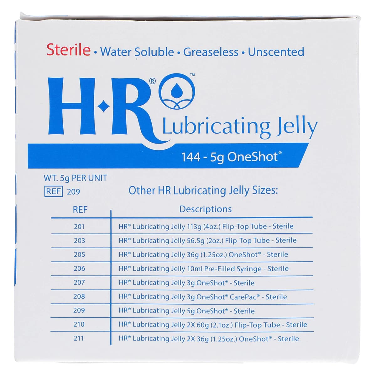 HR Healthcare One Shot Lubricating Jelly, 5 g Packet, 144/Box thumbnail 4