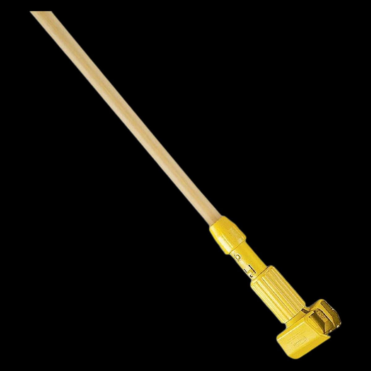 Rubbermaid Gripper Wet Mop Handle, 60" Wood, Each - Handle Gripper Wet Mop 60" - Image 1