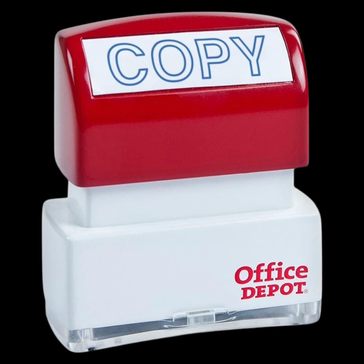 Office Depot Brand Pre-Inked Message Stamp "COPY", Blue, Each - Stamp Pre-Inked "COPY" - Image 1