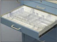 Lakeside Tray with Dividers & Amp Holders for Mini Cart - Tray w/ Dividers & Amp Holders - Image 1