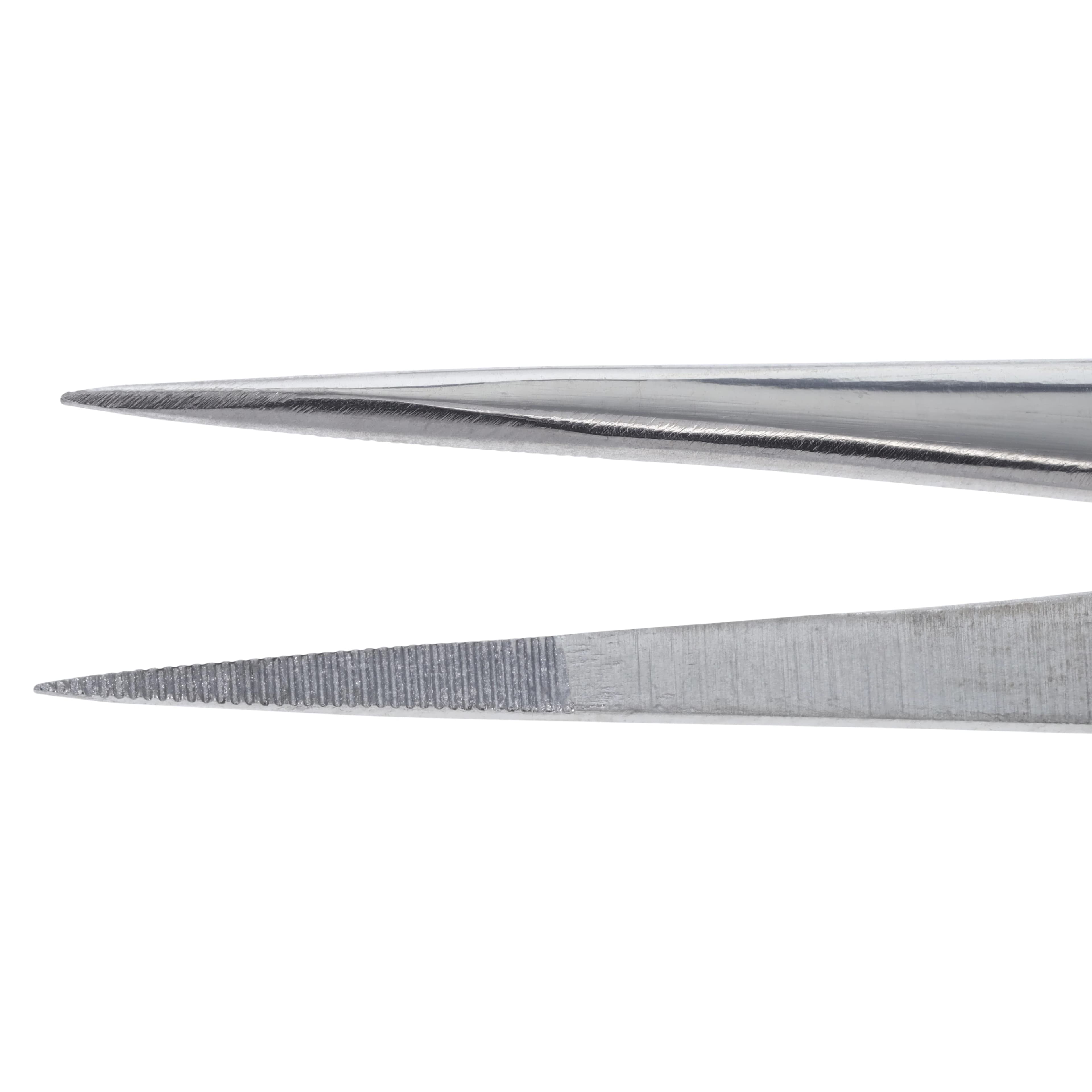 Plain Splinter Forceps, 4-1/2" Stainless Steel, Each thumbnail 3