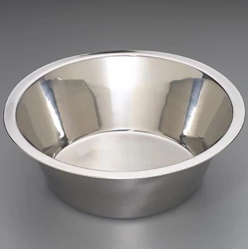 Sklar Instruments Solution Basin, Round Stainless Steel, 9-1/2 qt, 14.5 x 5" - Basin Solution SS 14.5x5" - Image 1