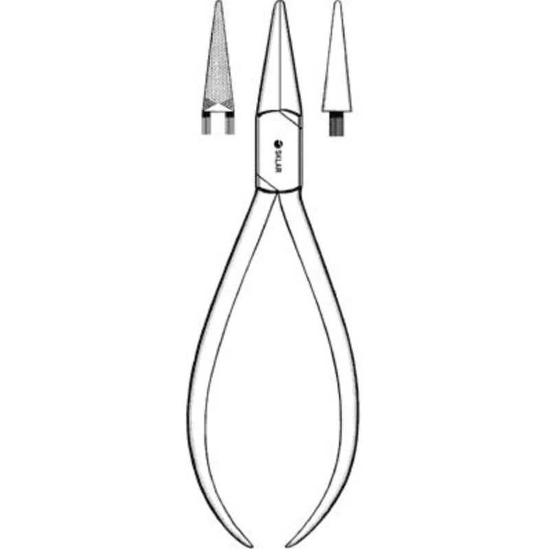 Sklar Instruments Goslee Flat Nose Pliers, Stainless Steel, Autoclavable, Reusable - Plier Goslee Flat Nose - Image 1