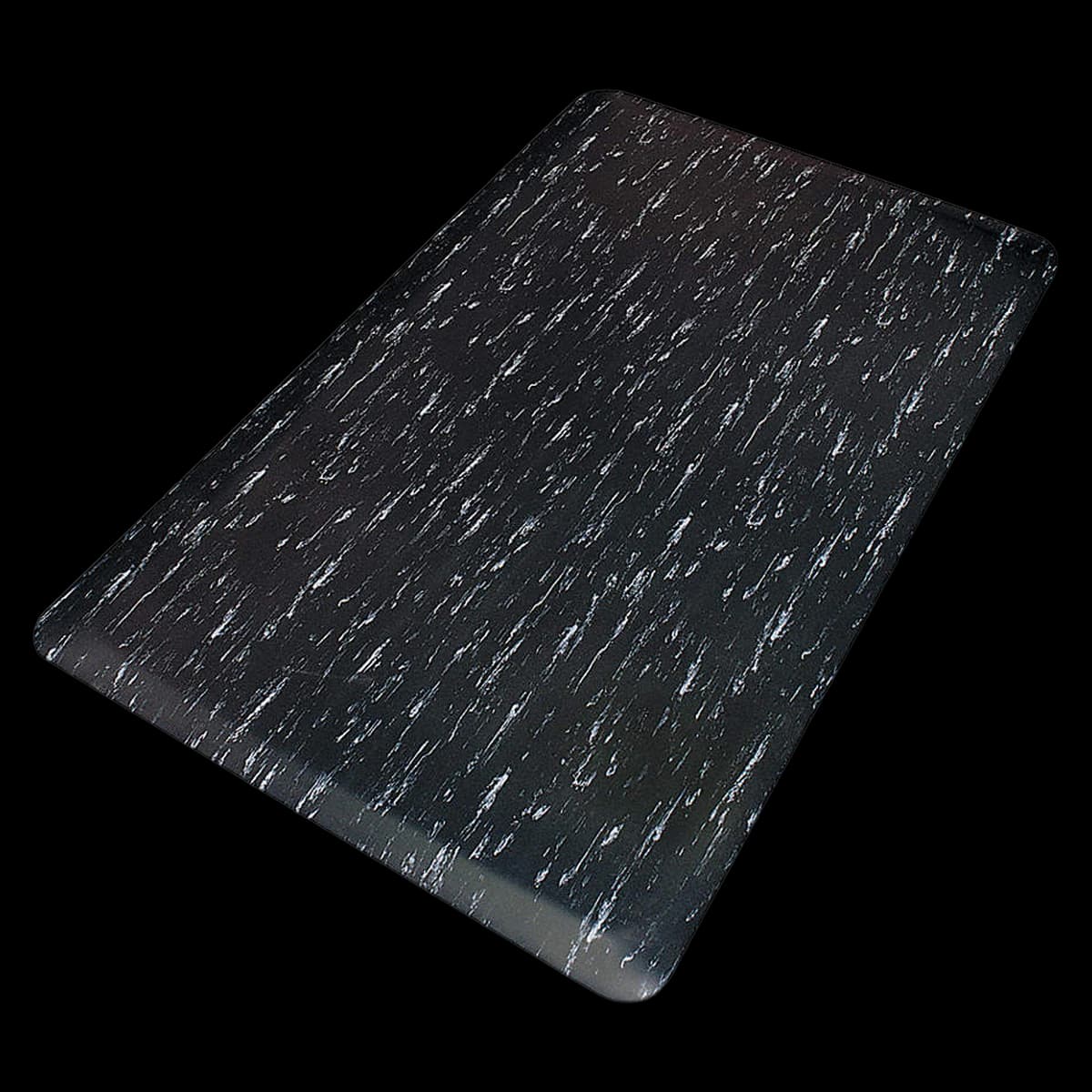 NoTrax Anti-Fatigue Mat, Black Marble Rubber - Mat Anti-Fatigue Notrax Rubber - Image 1