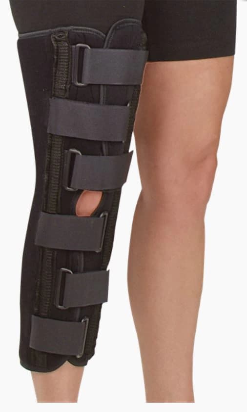 DeRoyal Immobilizer Knee Pediatric Foam, Size Small (8-10"), Universal - Immobilizer Knee Foam Ped - Image 1