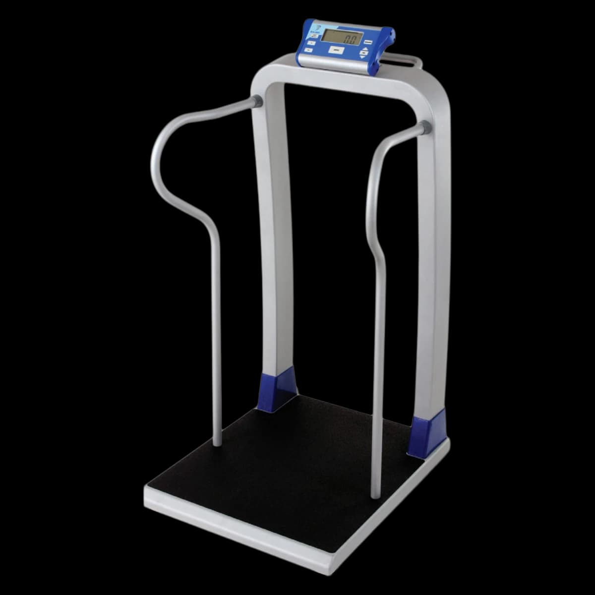 Doran Scales Bariatric Digital Scale with Handrails, 1000 lb Capacity - Scale w/Handrails Digital - Image 1