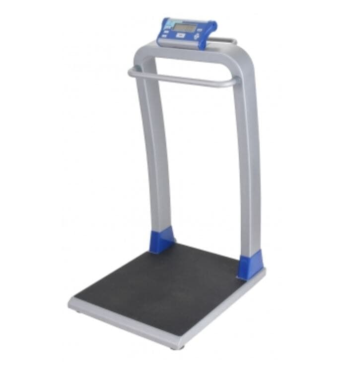 Doran Scales Bariatric Scale with Single Handrail, 1000 lb Capacity - Scale w/Single Handrail - Image 1