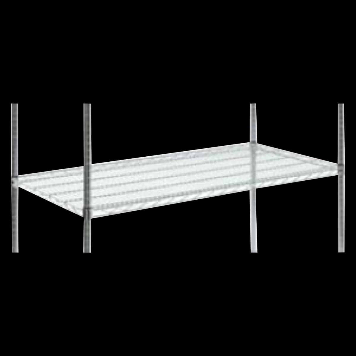 Lakeside Shelf Wire, Zinc-Plated Steel, 24" x 36", Each - Shelf Wire Zinc-Plated Steel - Image 1