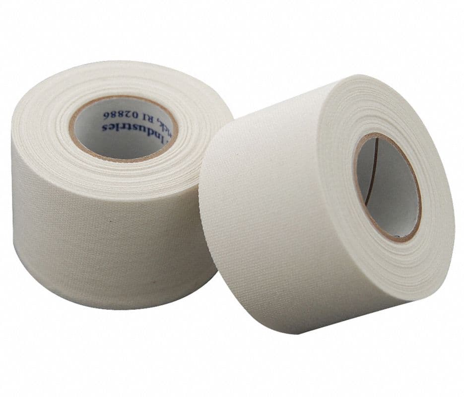 Medsource International Cloth/Porous Medical Tape, White, 3" x 10 yd, Non-Sterile, 48/Case - Tape Cloth/Porous White - Image 1