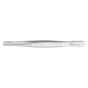 Miltex Dressing Forceps, Serrated Tip, 5", Stainless Steel - Forceps Dressing Serrated Tip - Image 1