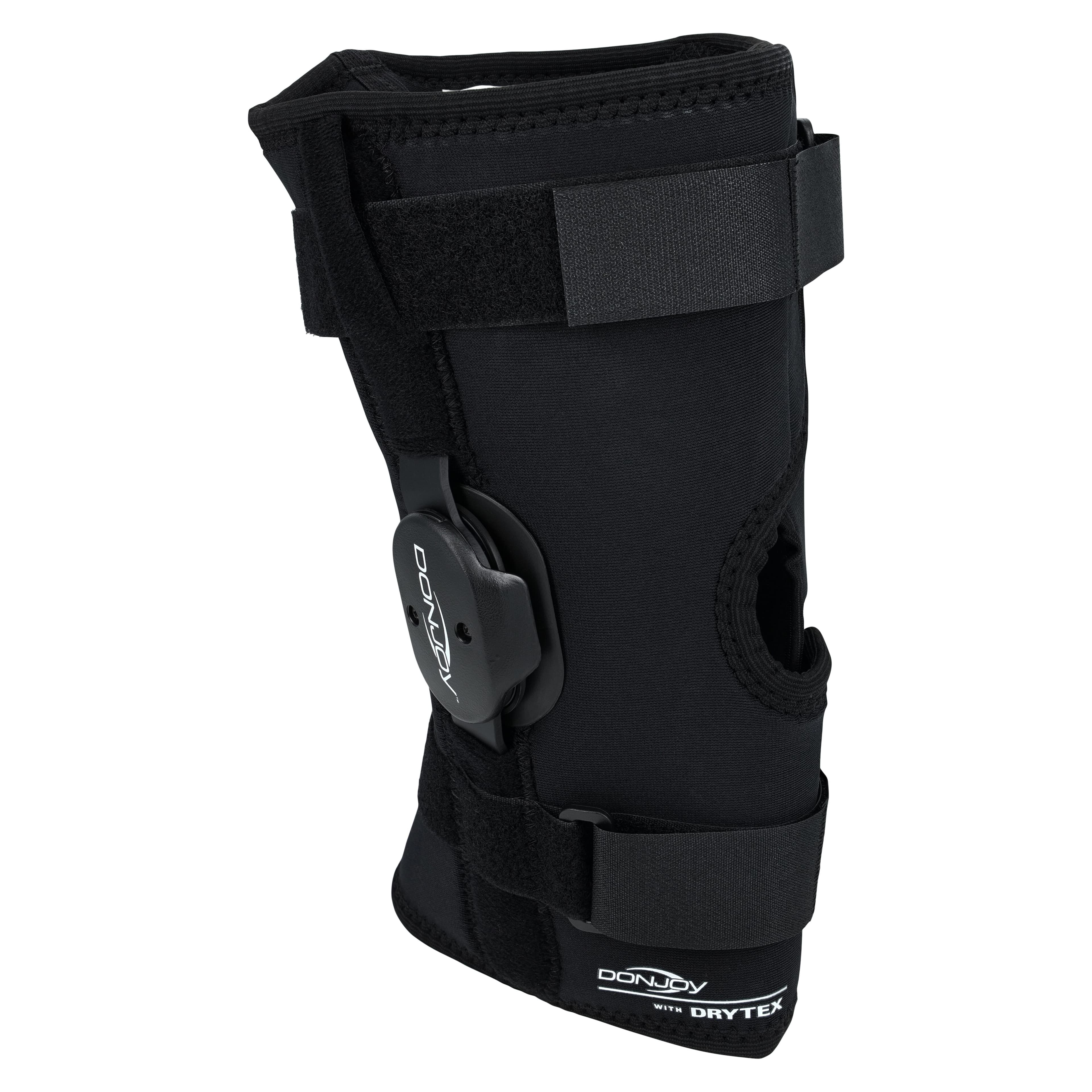 DJO Drytex Wraparound Hinged Knee Brace, Adult Large, 21-23.5" thumbnail 2