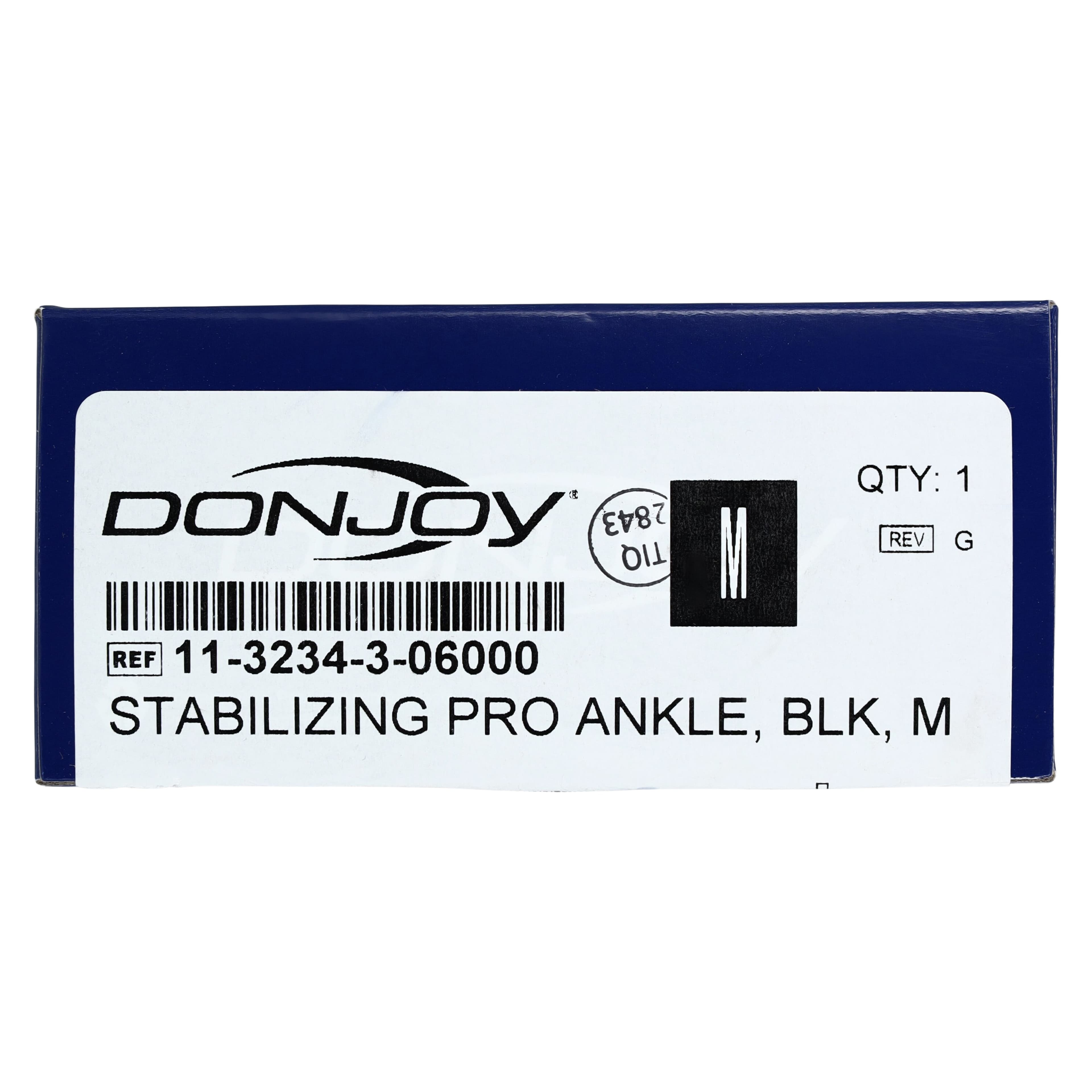 DJO Stabilizing PRO Ankle Brace, Adult, Medium, 800D Nylon, 12-13" thumbnail 7