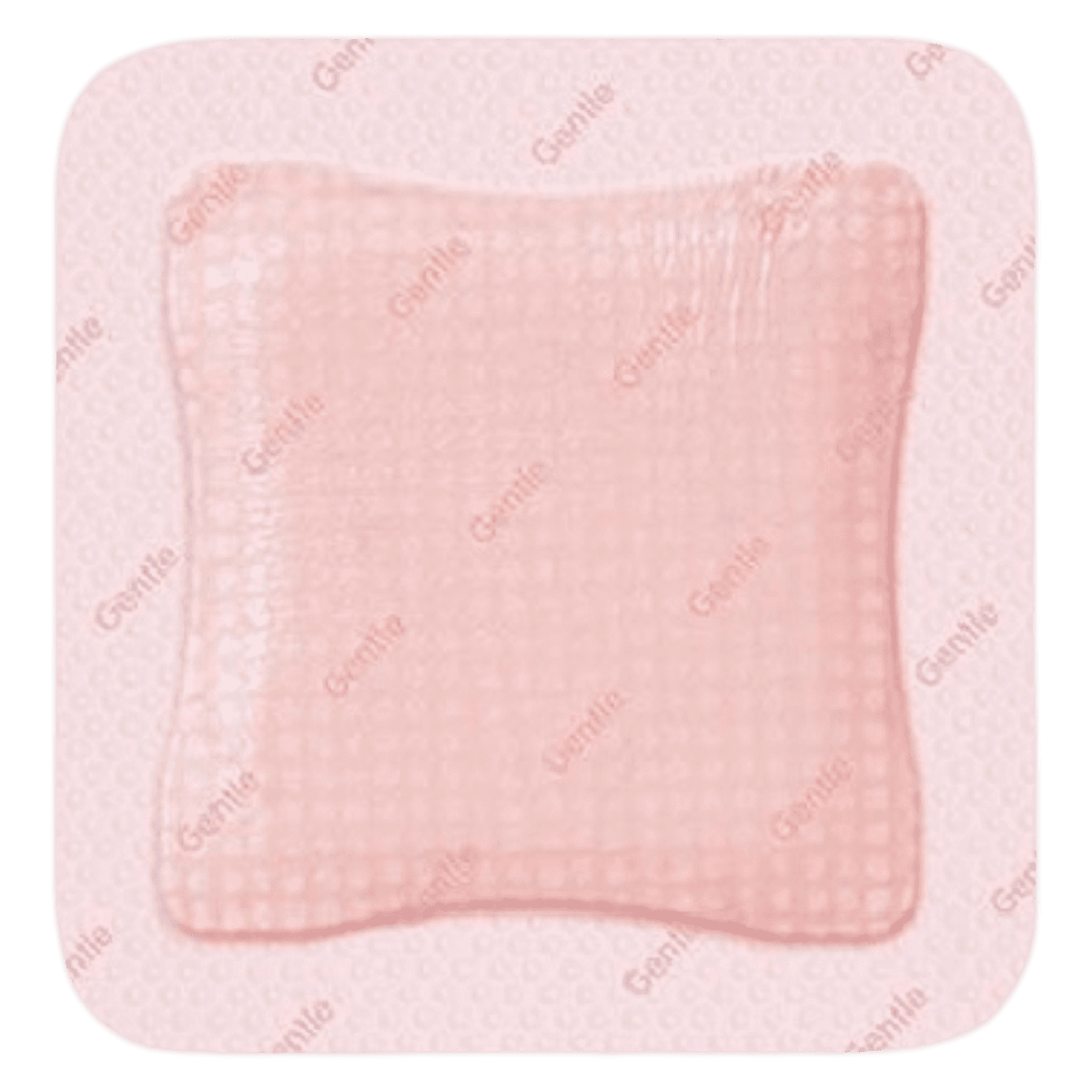 Allevyn Gentle Border Lite Hydrocellular Foam Dressing, 6x6", Sterile, Gentle Adherent, Adhesive, Pink, Absorbent - Dressing FM Allevyn GNTL Brdr - Image 1