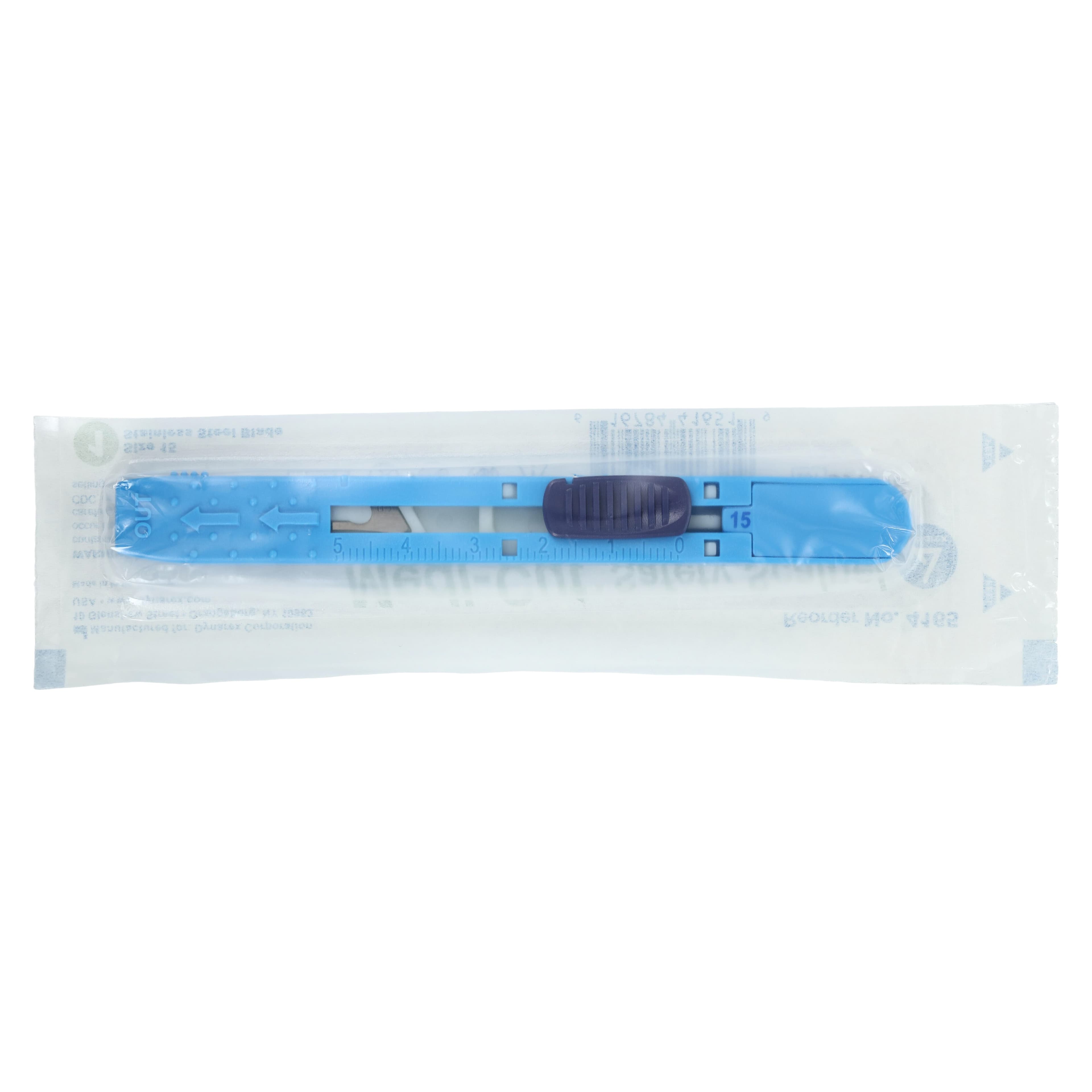 Dynarex Medi-Cut Disposable Retractable Safety Scalpel #15, Stainless Steel, Sterile thumbnail 4