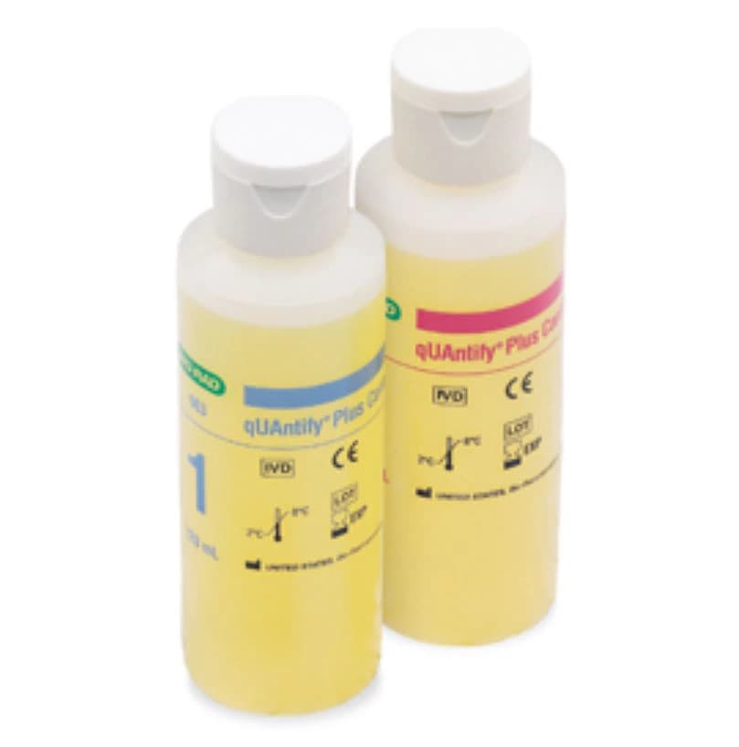 Bio-Rad Quantify+ Urine Multi-Analyte Bi-Level Control, Level 1-2, for Dipstick/Microscopy Tests, 4 x 120 mL, 4/Box - Quantify+ Bi-Level 4X120mL - Image 1